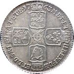 1763 British shilling value, George III, Northumberland