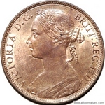 Queen Victoria era UK penny values, bun head, page 3