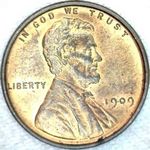 1909 P US penny, Lincoln wheat