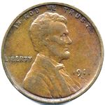 1911 S US penny, Lincoln wheat