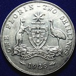 1928 Australian florin
