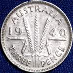 1940 Australian threepence