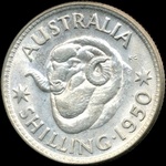 1950 Australian shilling
