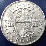 1950 UK halfcrown value, George VI, D2061