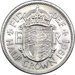 1961 UK halfcrown value, Elizabeth II, D2327