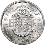 1966 UK halfcrown value, Elizabeth II, D2336
