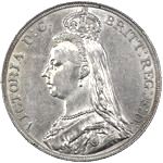 Queen Victoria era UK crown values, jubilee head
