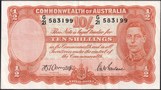 Australian Armitage / McFarlane ten shilling banknote values