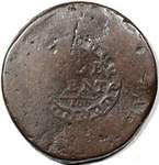 1793 US penny, Flowing Hair, chain reverse, AMERICA, without periods