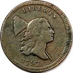 1797 Liberty Cap USA half cent (plain edge)