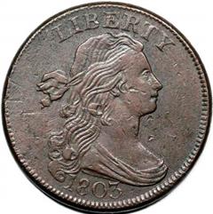 US draped bust one cent values, page 3, 1803 to 1807