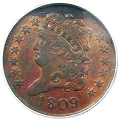 1809 USA Classic Head half cent