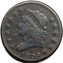 1809 USA Classic Head penny