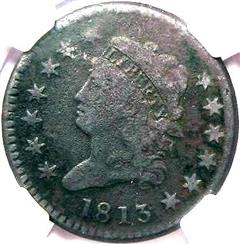 1813 USA Classic Head penny