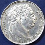1816 UK sixpence value, George III