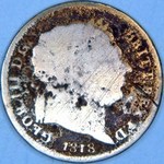 1818 UK shilling value, George III