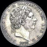 1819 UK crown value, George III, LIX
