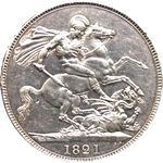 1821 UK crown value, George IV, secundo