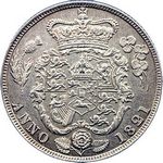 1821 UK shilling value, George IV