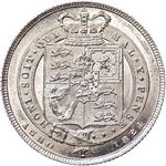 1824 UK shilling value, George IV