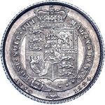 1824 UK sixpence value, George IV