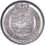 1825 UK sixpence value, George IV