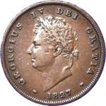 King George IV era UK penny values