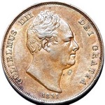 1831 UK penny value, William IV, no initials
