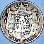 1835 UK halfcrown value, William IV, D324