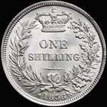 1836 UK shilling value, William IV