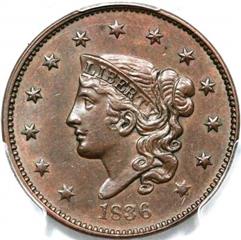 Coronet head USA one cent values, page 3, 1834 to 1839