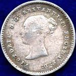 1848 UK twopence value, Victoria