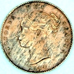 1844 UK third farthing value, Victoria, REG