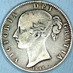 1845 UK crown value, Victoria, VIII