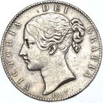 1847 UK crown value, Victoria, XI