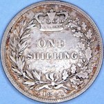 1861 UK shilling value, Victoria, young head