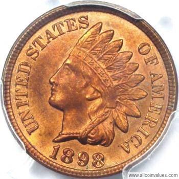 -091920-2011 1 coin Details about   1898-Indian Head Cent-Good To Fine Condition- 