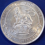 1902 UK shilling value, Edward VII