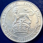 1908 UK shilling value, Edward VII