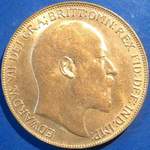King Edward VII era UK penny values