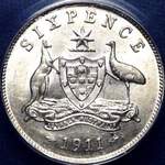 Australian sixpence