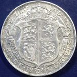 1911 UK halfcrown value, George V, D1660