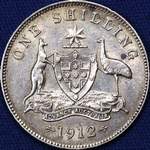 1912 Australian shilling