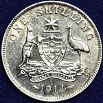 1914 Australian shilling