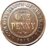 1915h Australian penny
