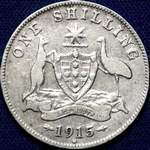1915h Australian shilling
