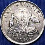 1916 Australian shilling