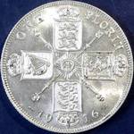 1916 UK florin value, George V