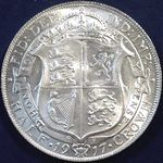 1917 UK halfcrown value, George V, D1667