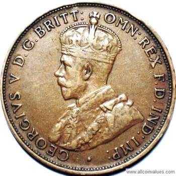 1919 Australian penny value